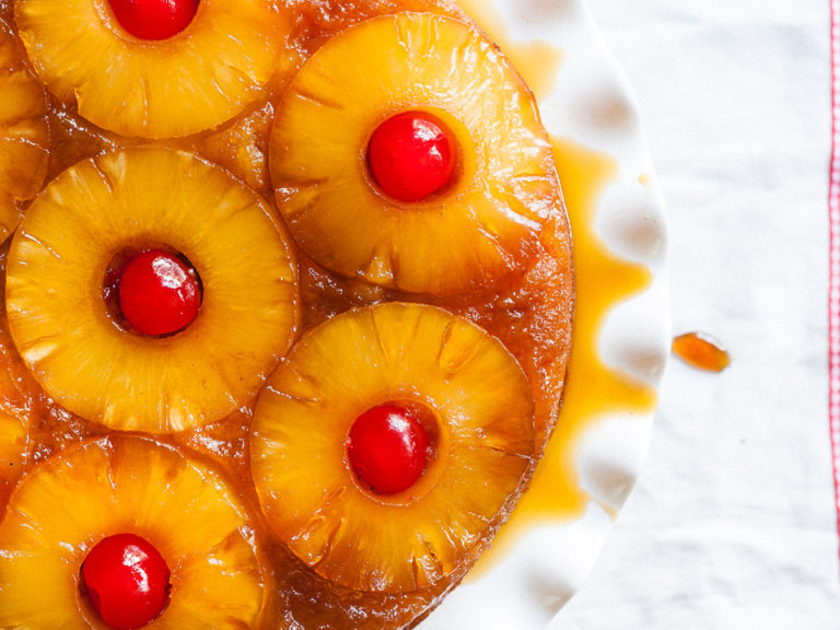 Fresh Pineapple Upside Down Cak