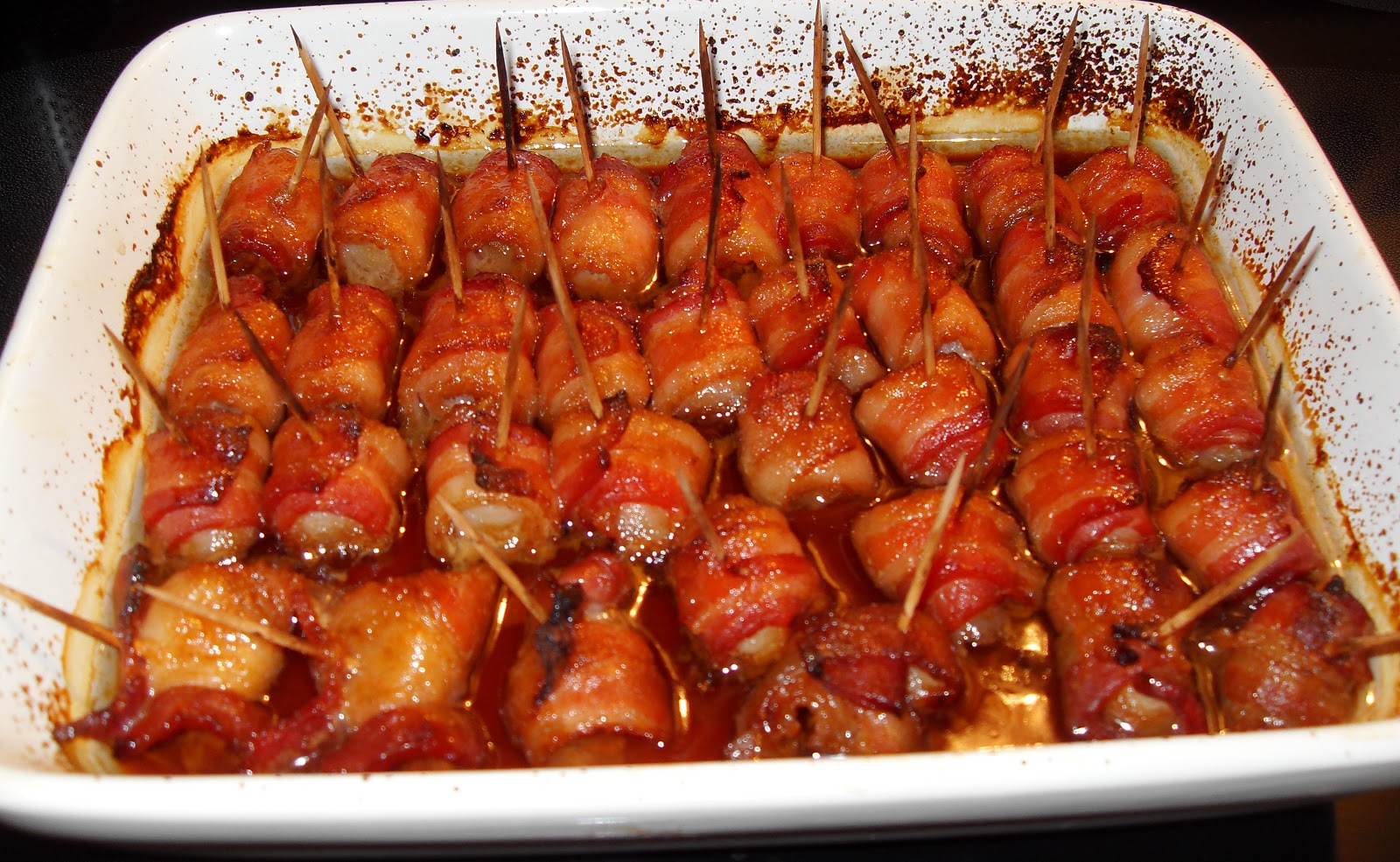 Bacon Wrapped Water Chestnuts II - loversrecipes