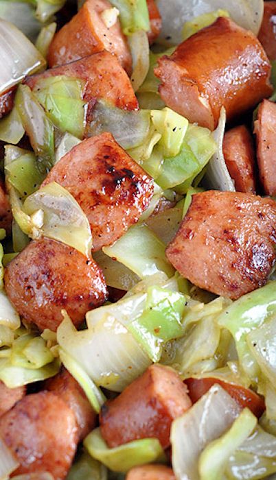 Cabbage Skillet with Sausage