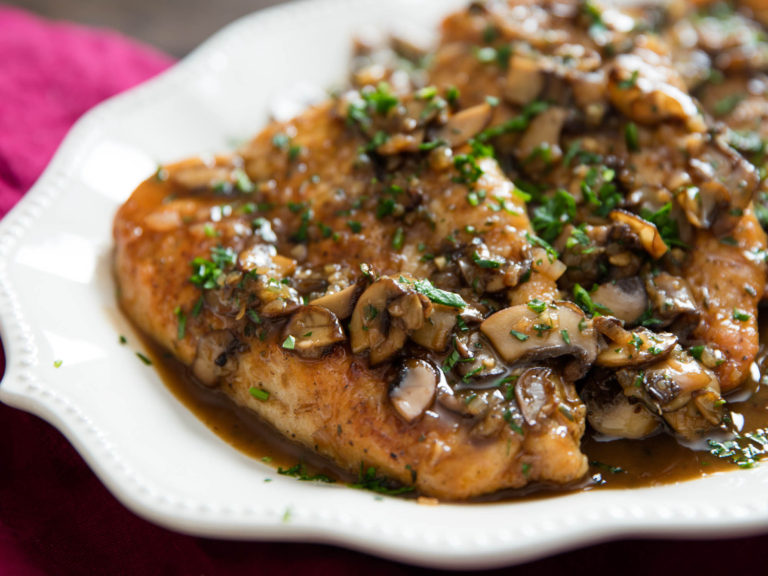 Chicken Marsala With Mushrooms and Shallots Recipe