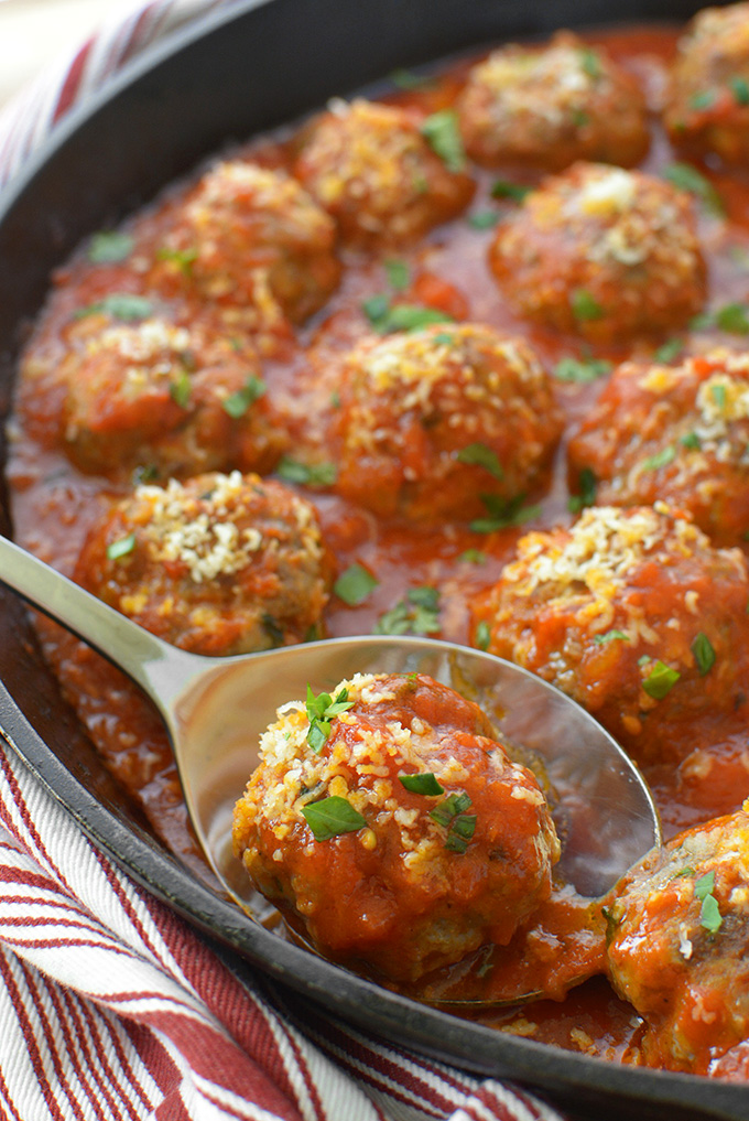 ITALIAN MEATBALLS WITH BEEF AND PORK