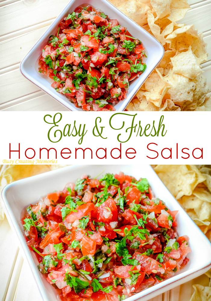 THE BEST FRESH HOMEMADE SALSA WITH SPICY ALTERATION.