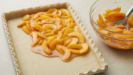 Peach Slab Pie