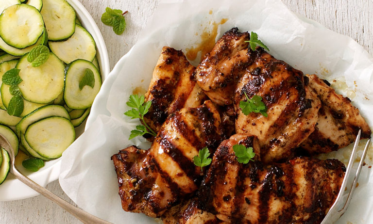 Italian Marinated Grilled Chicken with Zucchini | RecipeTin Eats