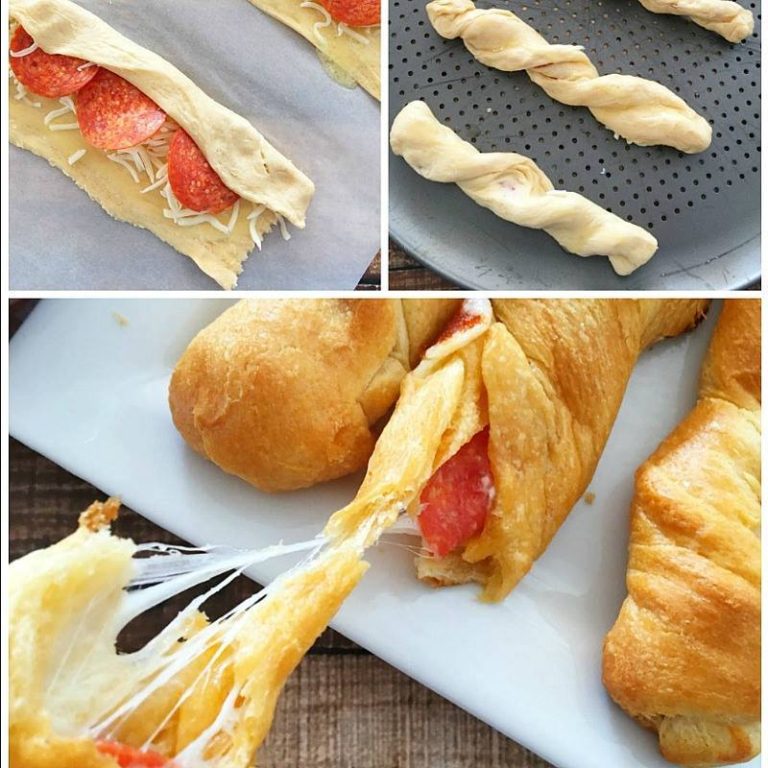 These PEPPERONI PIZZA TWISTS are going to make a yummy and easy dinner this week!!!