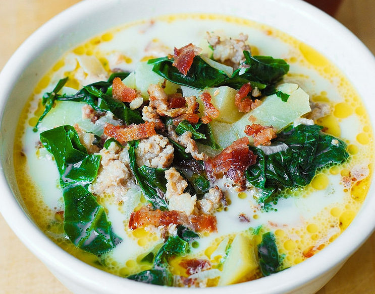 Olive Garden’s Zuppa Toscana Soup with Swiss Chard