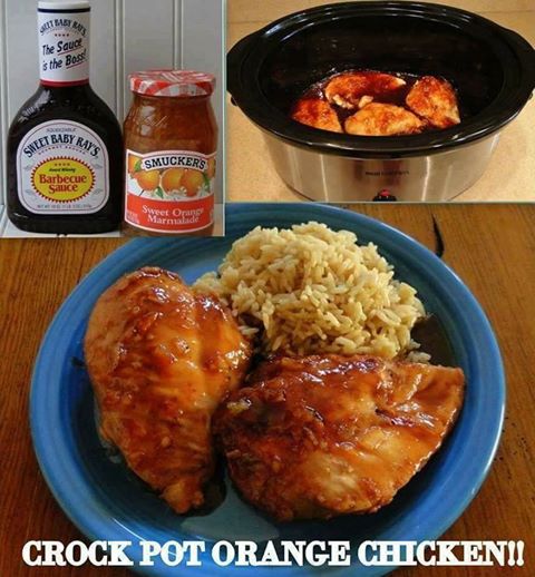 Easy Crock Pot Orange Chicken!