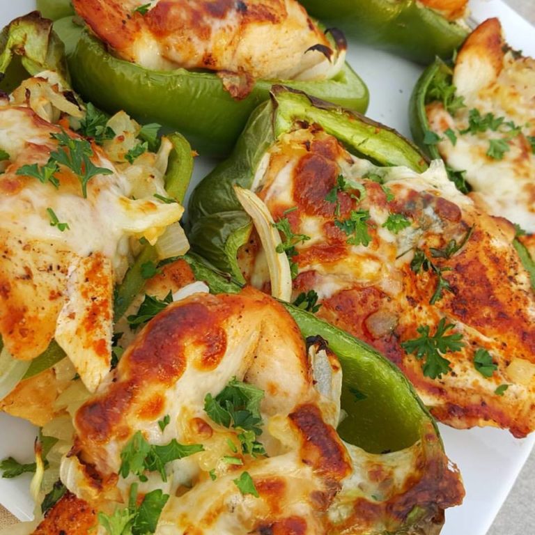 Philly Chicken Stuffed Peppers