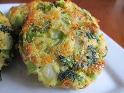 8 broccoli patties