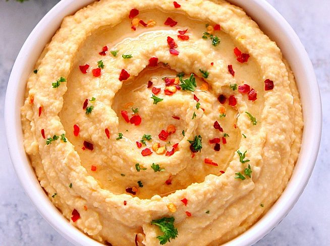 Easy Hummus without Tahini recipe