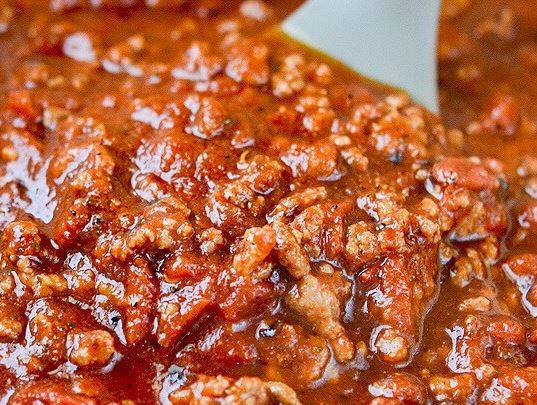 SLOW COOKER TAILGATE CHILI