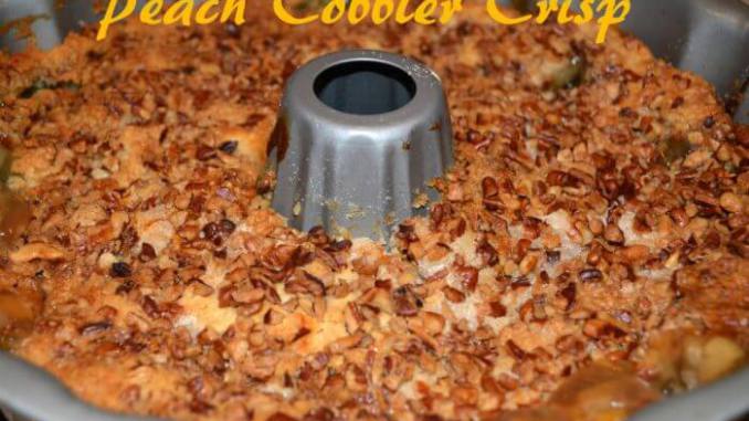 Peach Cobbler Crisp