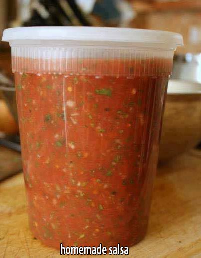 Yummy homemade salsa recipe
