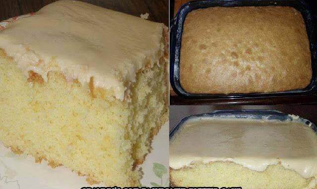 GRANNY’S OLD FASHIONED BUTTER CAKE WITH BUTTER CREAM FROSTING