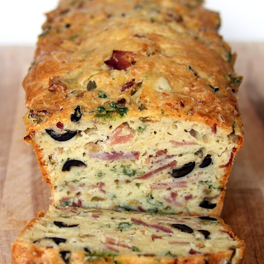 Olive, Bacon, & Cheese Bread