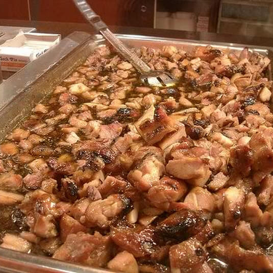 Cajun Cafe`s Bourbon Chicken (From The Mall)
