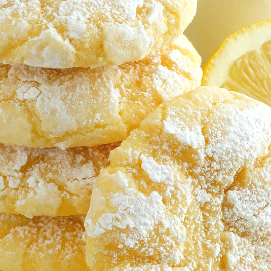 1-Hour Lemon Gooey Butter Cookies