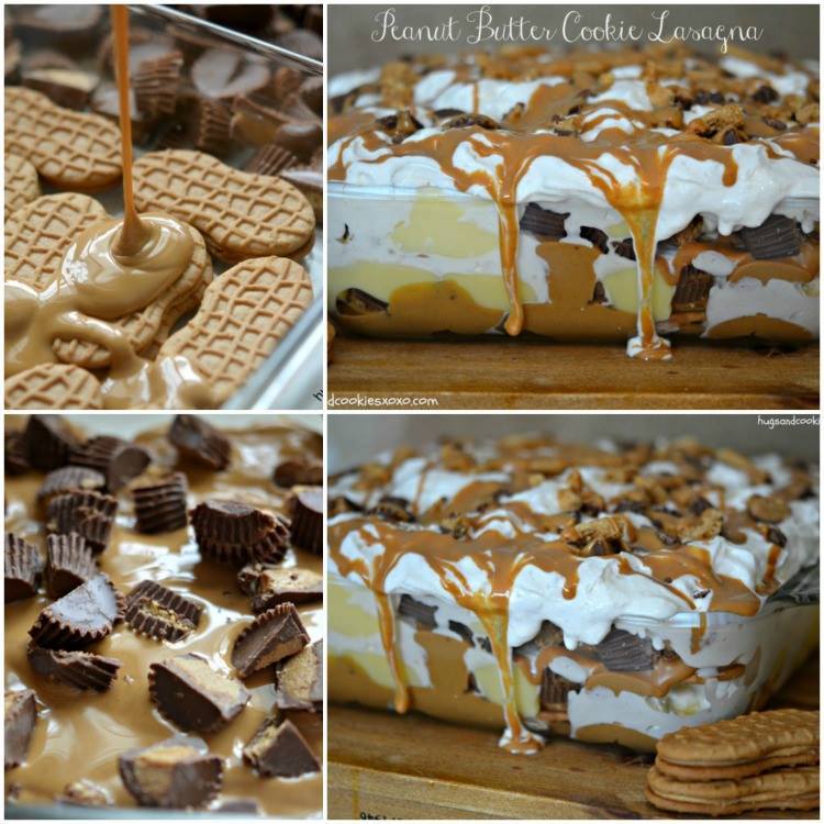 Oh my word. How to make Peanut Butter Cookie Lasagna!