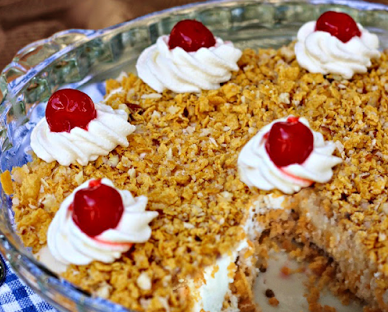 EASY ”Fried” Ice Cream Pie is easier than you think!!!