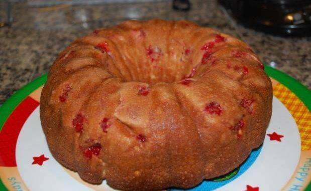 Swirled Cherry Cake