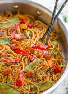 Print Chicken Lo Mein – Homemade Takeout Style!