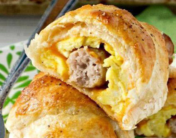 SAUSAGE, EGG & CHEESE BREAKFAST ROLL