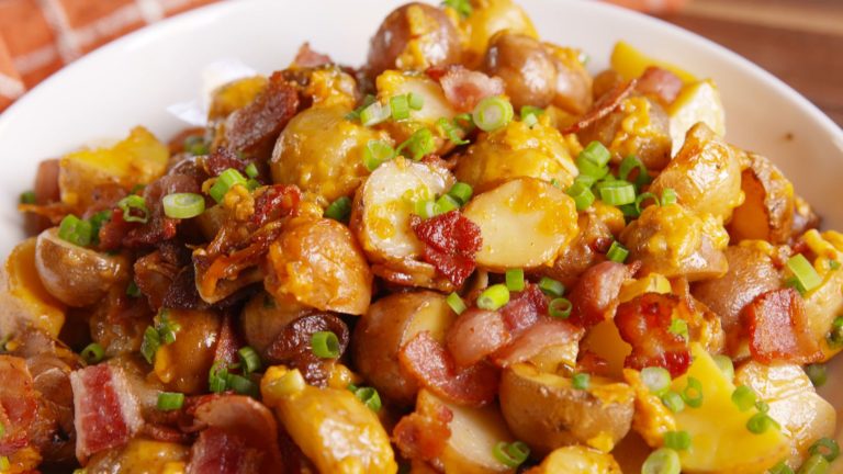 Slow Cooker Bacon Cheese Potatoes