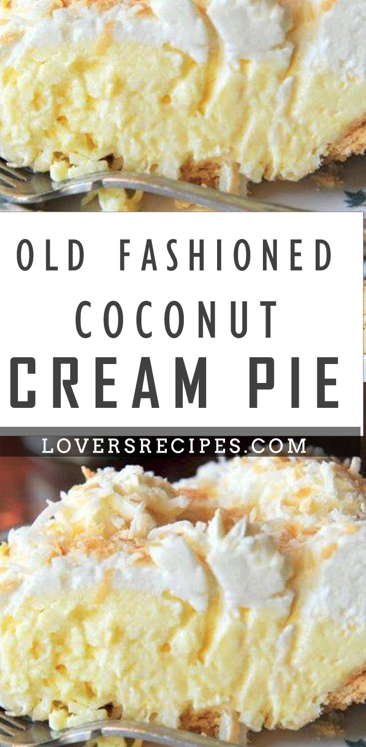 Old Fashioned Coconut Cream Pie
