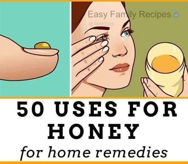50 uses for honey for home remedies