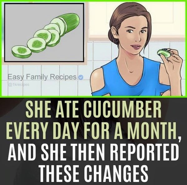 SHE ATE CUCUMBER EVERY DAY, & EVERYBODY NOTICED THAT SHE HAS CHANGE HERE IS WHAT HAPPENED !
