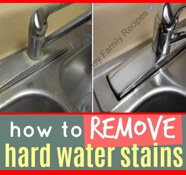 One-component solution for hard water stains